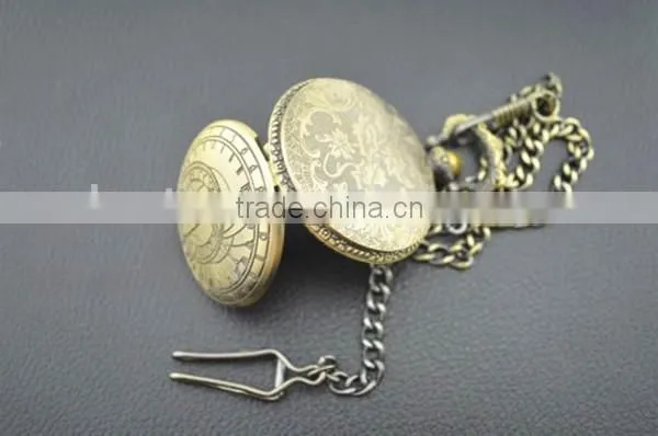 classic vintage pocket watch mechanical pocket watch with compass china watch factory