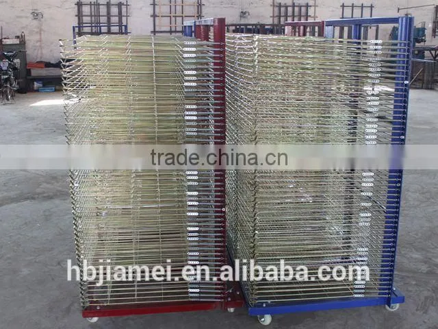 screen drying rack/screen printing drying racks for t-shirt printing