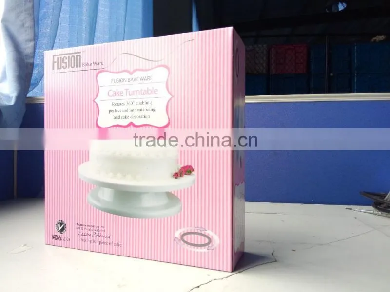 11" Plastic cake decorating turntable