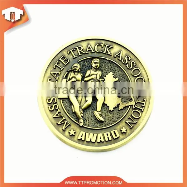 2015 custom high quality toy gold coins