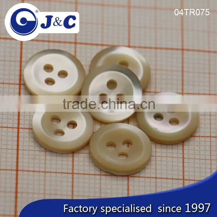 J&C Trocas shell buttons for fashion shirt.TR075,076