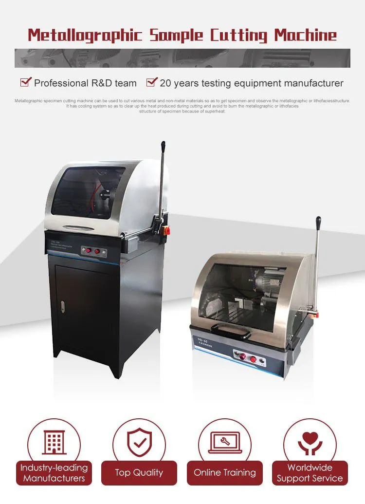HST DTQ-5 Low Speed PreciseMetallographic Specimen Cutting Machine