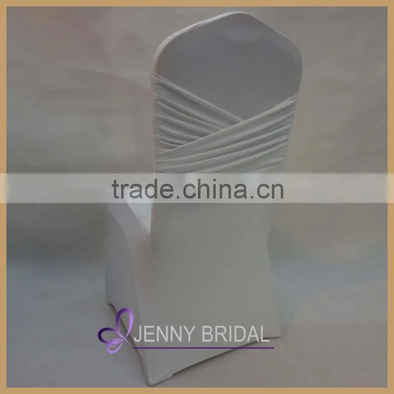C061A spandex wedding ruched spandex chair covers