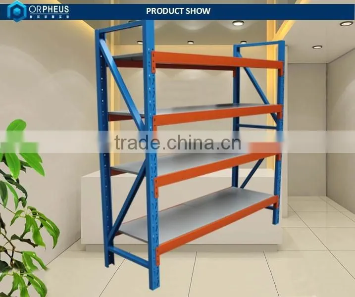 Firm Industrial Strorage Shelf Sheet Metal Storage Rack Stainless Steel Storage Rack