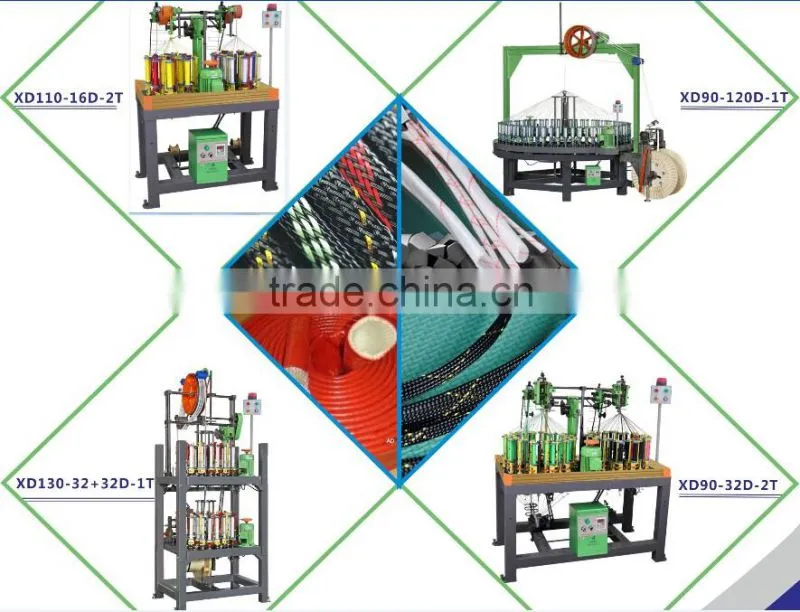 High Quality Fiberglass Sleeving or Horse Braiding Machine