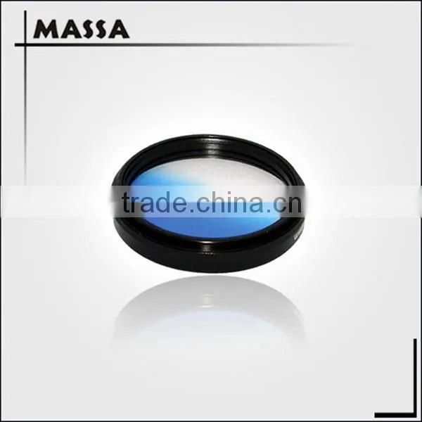 49mm Circular Gradient Lens Filter Blue Gradient