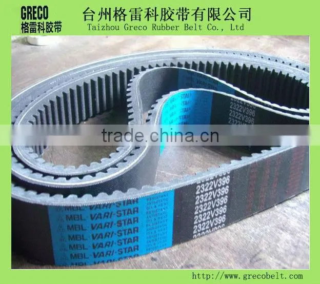 High quality industrial variable speed v belt 1922V