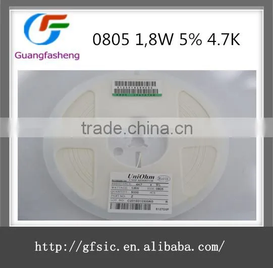 electron component Resistor 0805 18W 5 4.7K