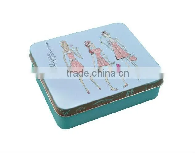 Hot selling silver metal cd box