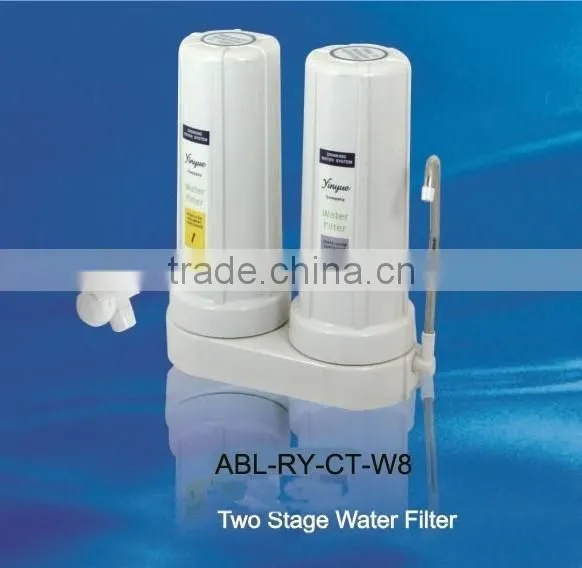 Counter top water purifier with metal connector RY-CT-W8