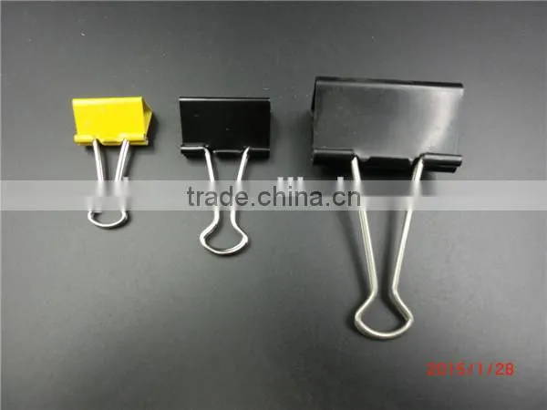 2015 Promortion types of colorful custom binder paper clips