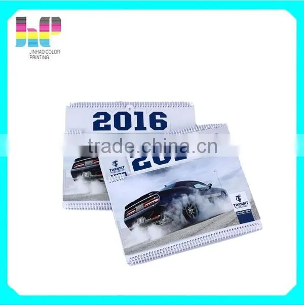 flexiable wire-o binding calendar printing in factory