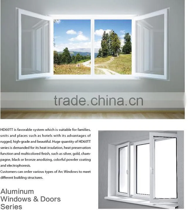 6000 series aluminum extrusion profiles for windows and doors manufacturer in China