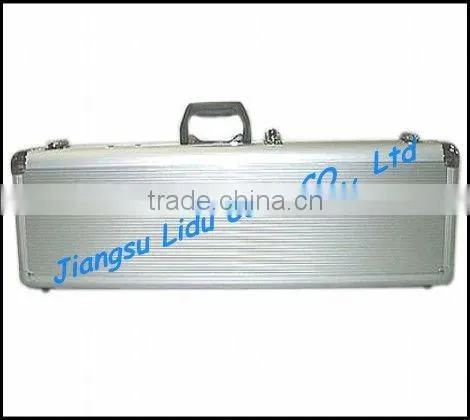 With portable handle high quality aluminum rifle case