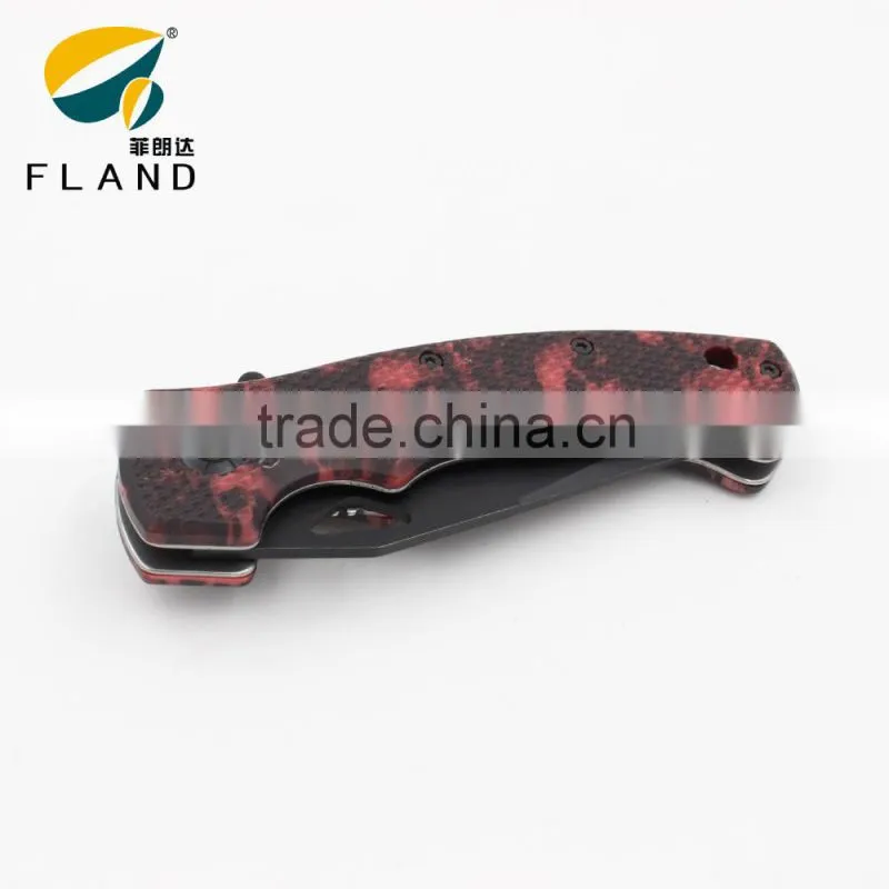 New cool design skull pattern PP handle stainless steel mini pocket knife