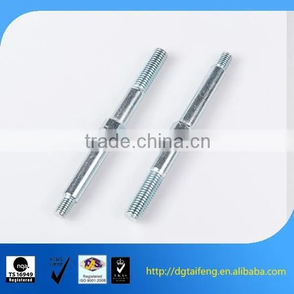 zinc plated extended long rod with flat washer