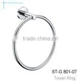 Hot Selling Bathroom Double Prong Robe and Towel Hook, Chrome Solid Brass
