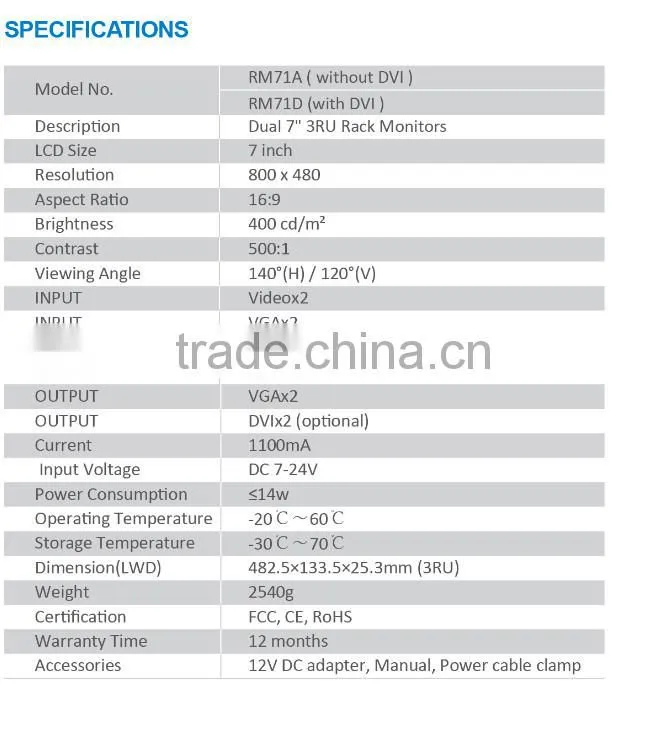 High resolution vga lcd monitor supplier