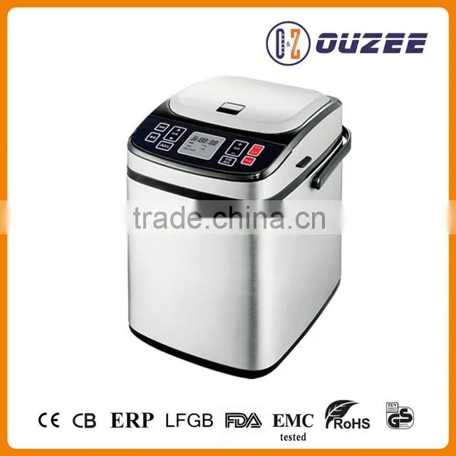 2016 New Stainless Steel Automatic 1.5LB bread crumb machine(with nut and yeast dispenser)