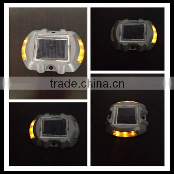 solar LED flash traffic marking stainless steel road stud
