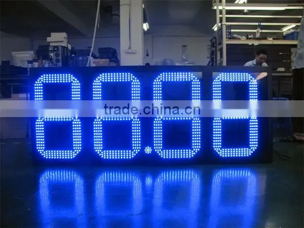 Large size!! 24inch 7 segment led petrol digital station display with high quaity