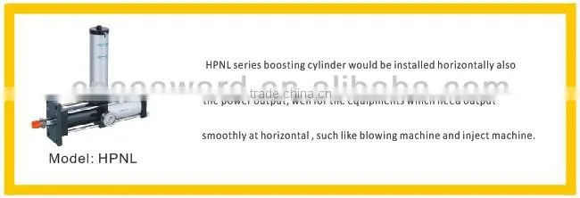 Hydro-pneumatic Booster System;Double action Hydro-Pneumatic Cylinder; boosting Cylinder HPNE Series Direct pressing design