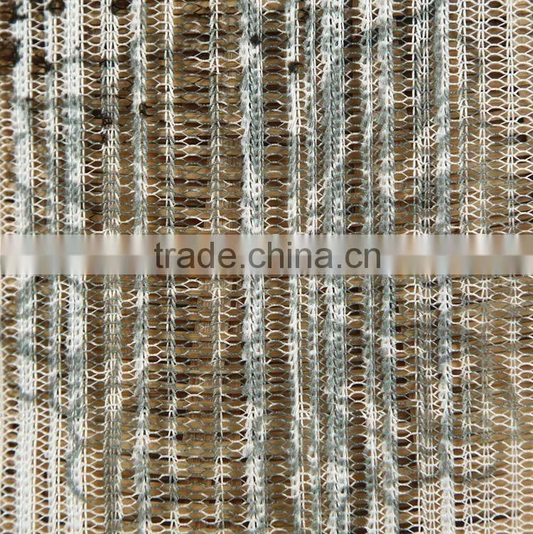 hot selling beautiful big flower pattern customed print knit lace fabric for sale