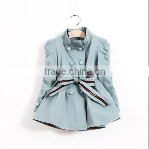 Khaki Fahion Kid Wear Autumn Coat