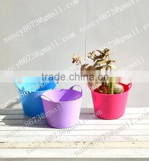 flexible bucket/colorful bucket/pe bucket