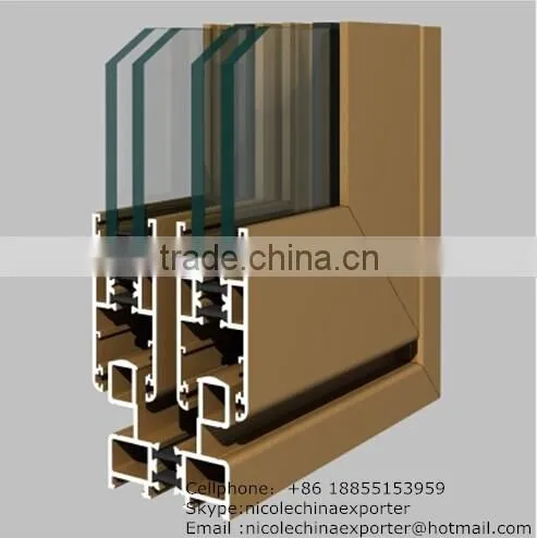 Best price for wooden grain aluminum profiles