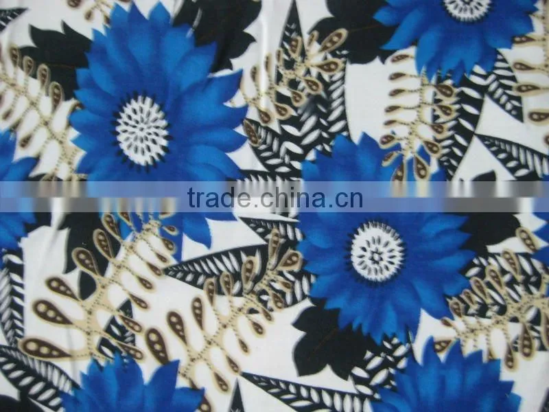 100% rayon&viscose printed fabric