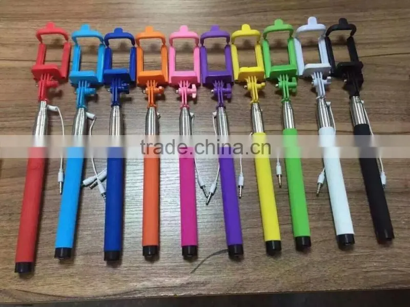 Wholesale china selfie monopod with Bluetooth selfie rod