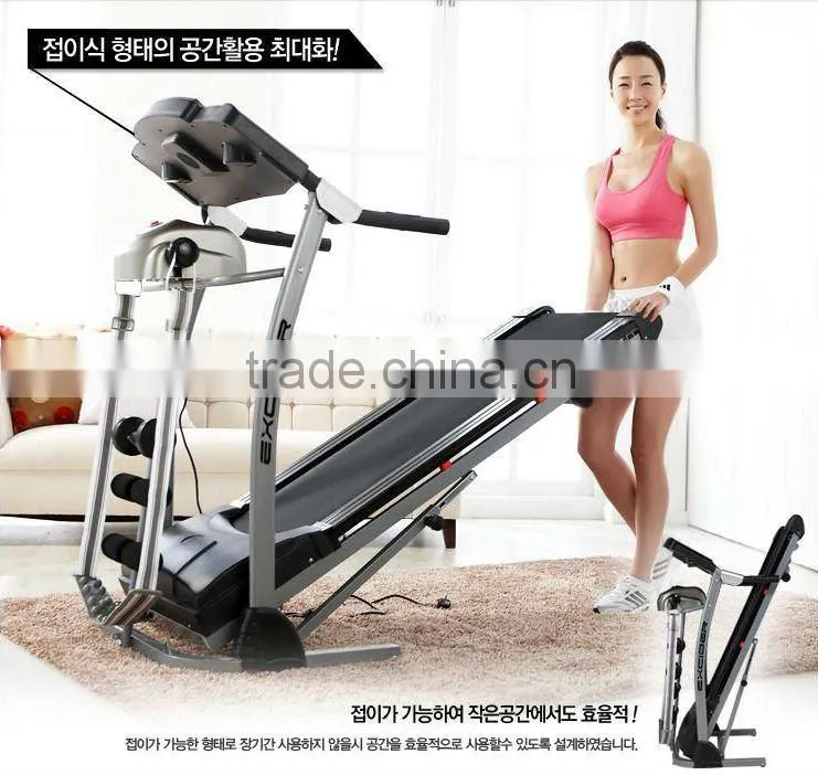 T2000C 2012 new treadmill bule lcd speaker, new design