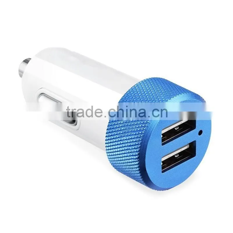 REYON 4.8A 2 port usb universal car charger 12-24V for Iphone,Samsung,HTC,iPAD etc.