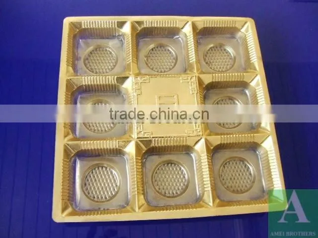 2016 Professional pvc blister packaging,mooncake packing trayfor sale