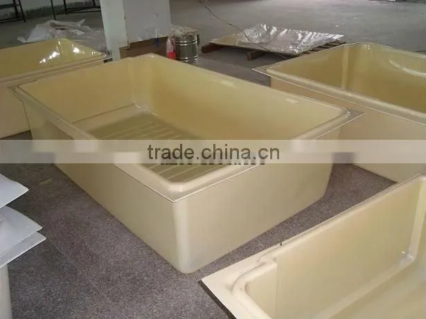Vacuum formed black ABS water tank