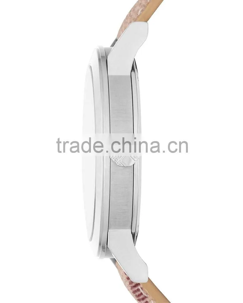Classic fabric check strap watch lover couple watches