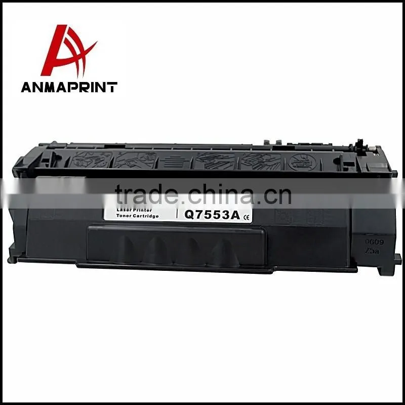Factory Price 53A compatible toner cartridges (Q7553A) for HP LaserJet P2010/P2015/P2014 printer