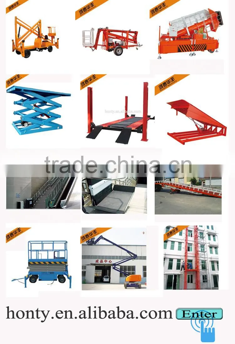 material lifting platform/cleaning lift platform / aluminum cleaning lift platform adjustable