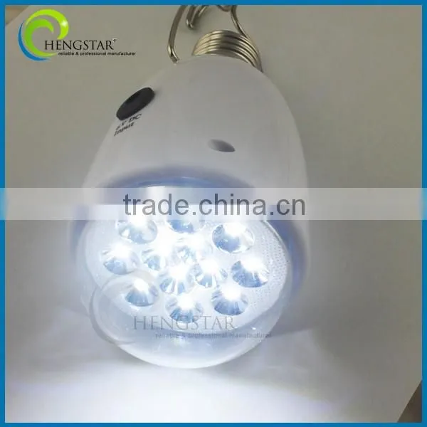 rechargeable led emergency light,4W E27 LED Rechargeable Light With PC And Engineering Plastic Material