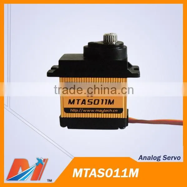 Maytech hot selling plastic gear analog servo for RC Airplane