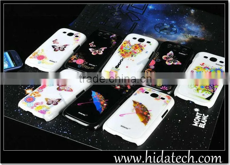 For Samsung Galaxy S3 i9300 Butterfly Flower Hard Case,Factory Direct Selling,OEM/ODM,In Stock SOKAD