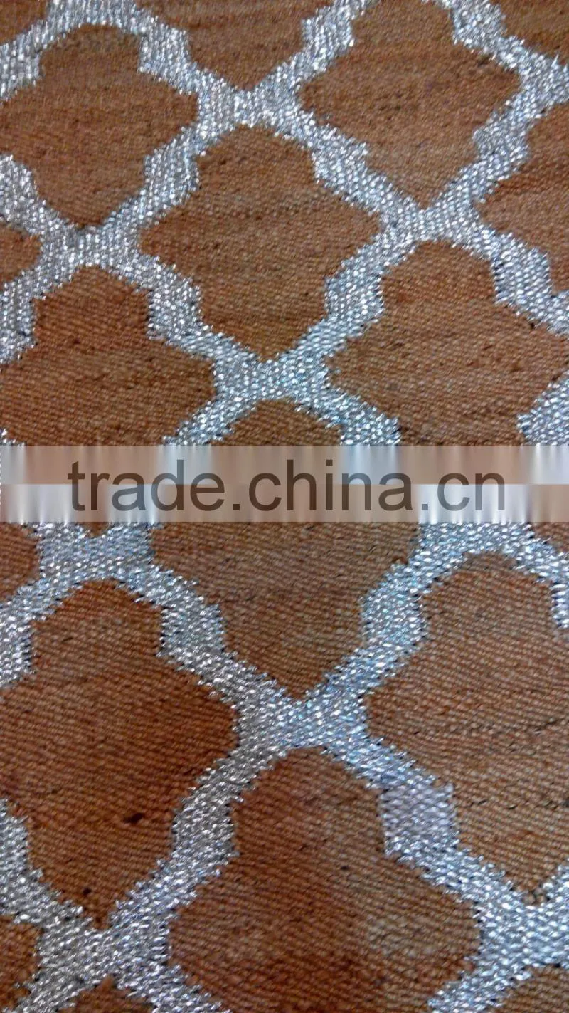 Jute Hemp Metallic Rugs Jaipur Indian Jute rugs