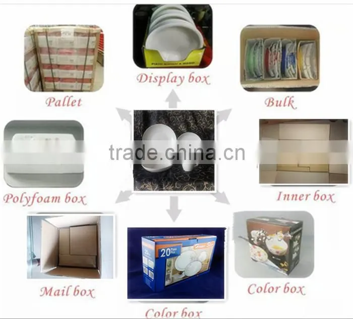 china wholesale latest dress designs47 pcs decal porcelain dinnerware set