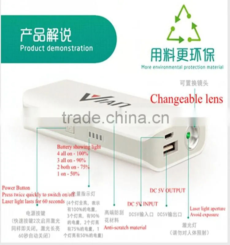 Rohs USB Power Bank High Quality Mobile Charger