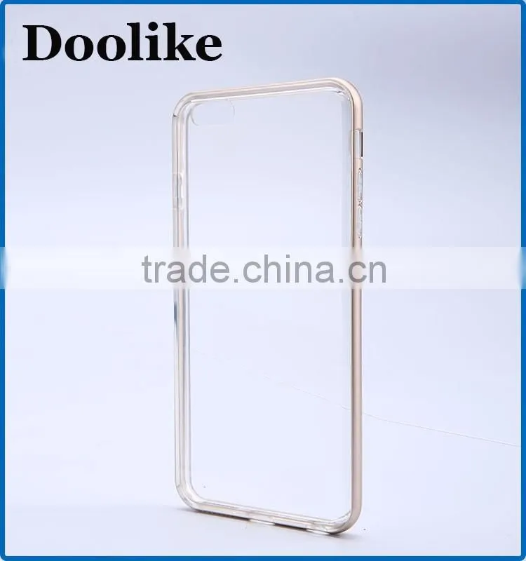 For iPhone 6S / iPhone 6S Plus fashion 2 in 1 360 degree Full protective crystal tpu case