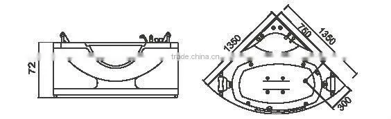 massage bathtub(massage tub,hot tub)