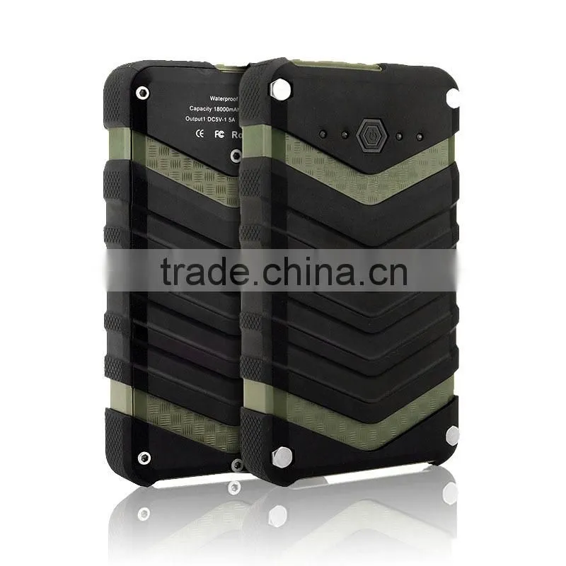 IP67 Super Slashproof Powerbank For Outdoor Use Power Bank With Flashlight