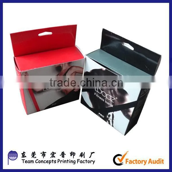 Customized men underwear paper box with PVC window