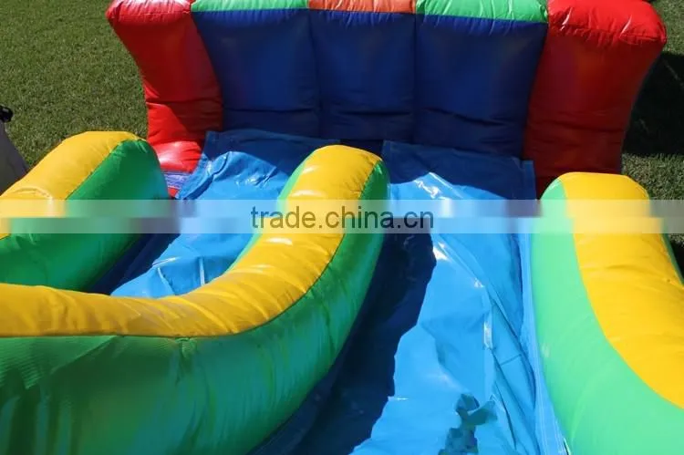 Commercial balloon combo inflatable bouncer with slide for sale